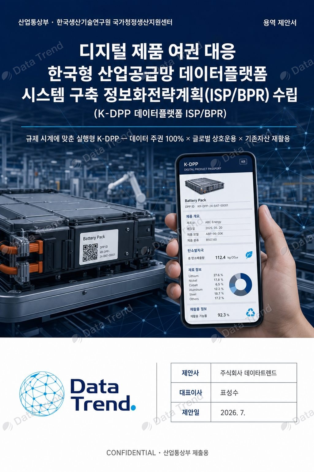 K-DPP ISP·BPR 제안서 표지